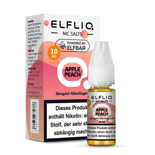ELFLIQ APPLE PEACH Nikotinsalz Liquid 10mg/ml 