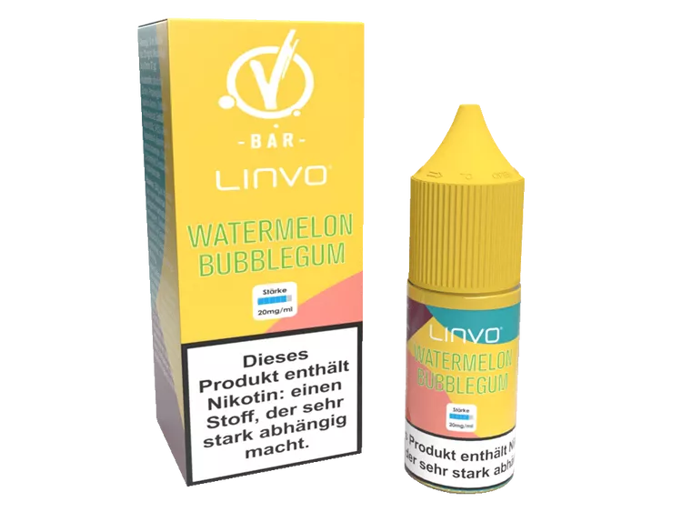 LINVO - Watermelon Bubblegum Nikotinsalz Liquid 20mg/ml