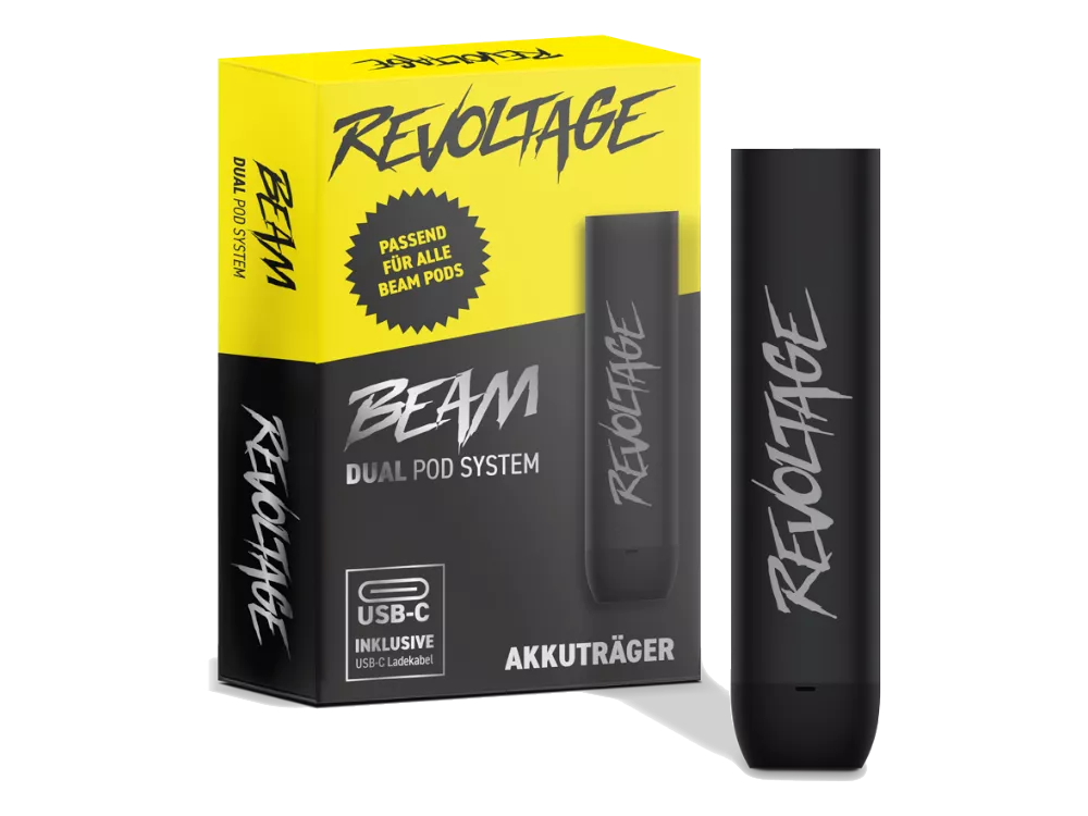 Revoltage Beam E-Zigarette Akku Basisgerät Mehrweg auf der Abbildung