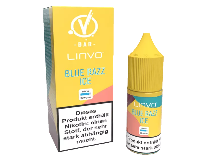 LINVO Blue Razz Ice Liquid mit Nikotinsalz 20mg/ml