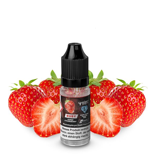 Dr.Vapes Gems RUBY - Super Strawberry 10mg/ml Nikotinsalz 10ml