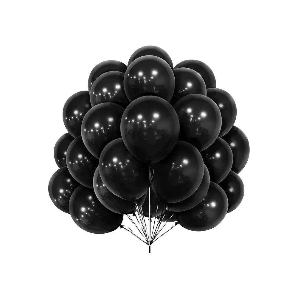 Luftballons 10er Set - Schwarz