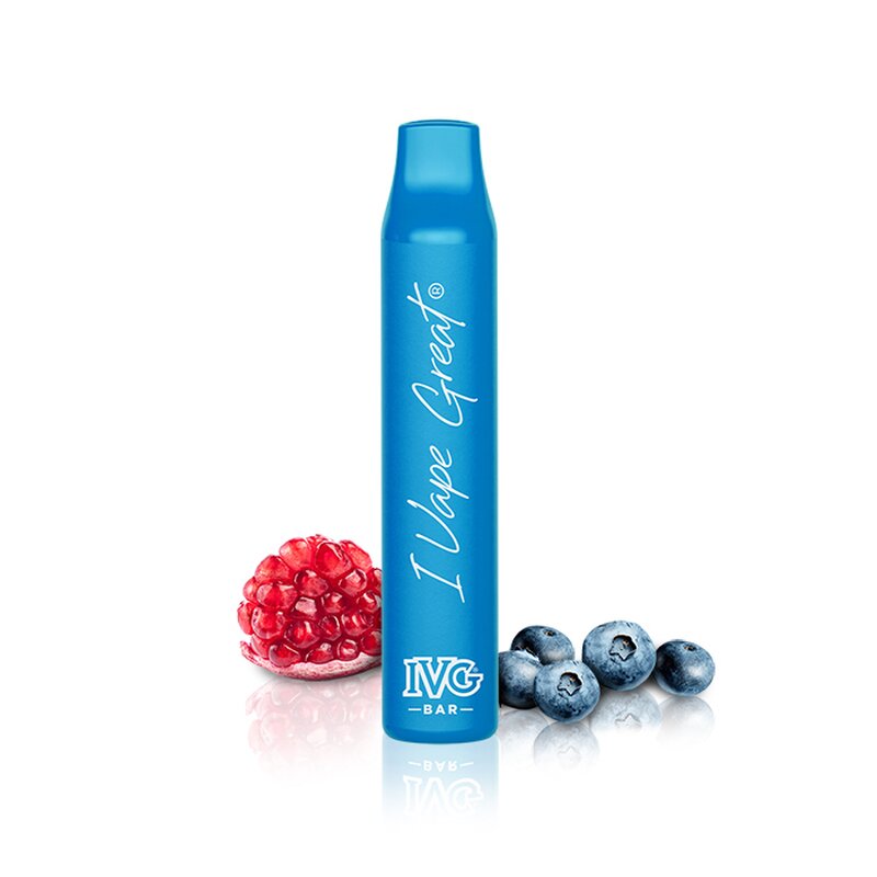 IVG BAR Blueberry Pomegranate Einweg E-Zigarette 20mg/ml *Abverkauf*