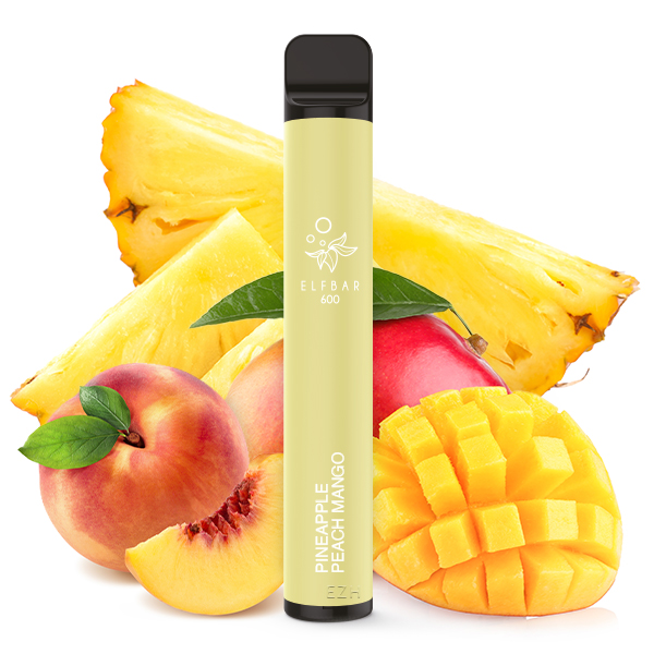 ELF BAR 600 Einweg E-Zigarette Vape Pen 20mg/ml Pineapple Peach Mango