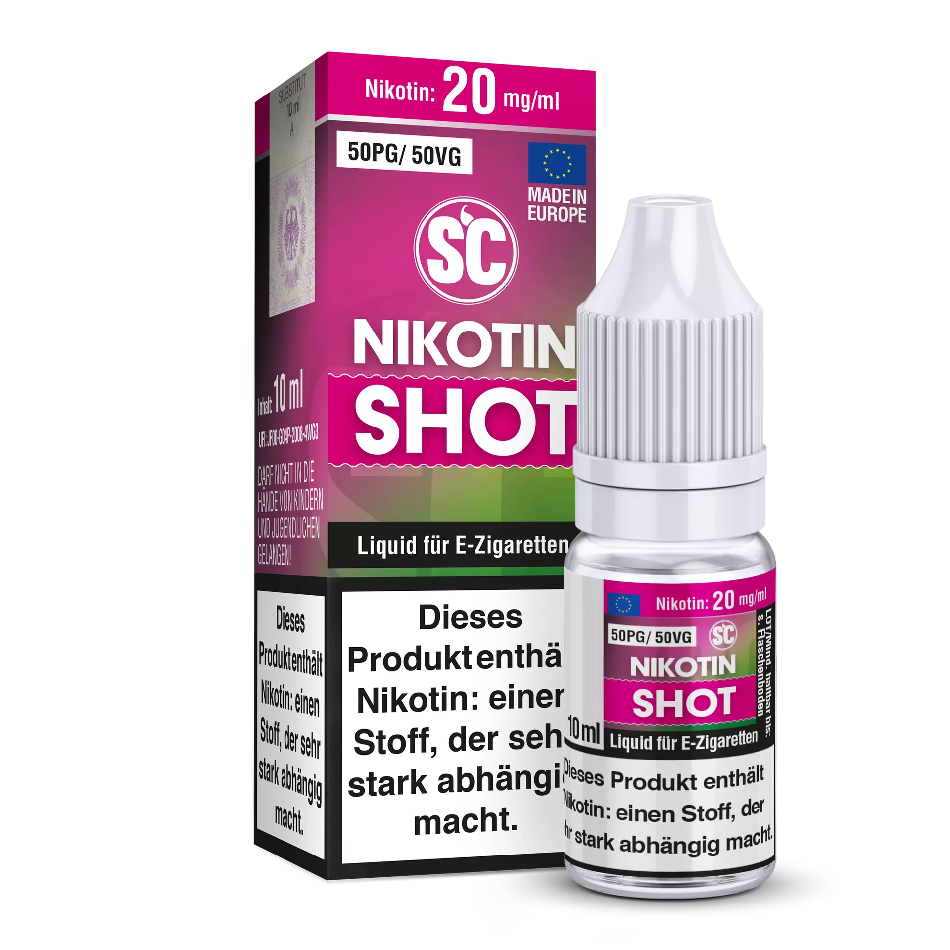 SC Nikotin Shot 20mg/ml  - 50/50 - 10ml