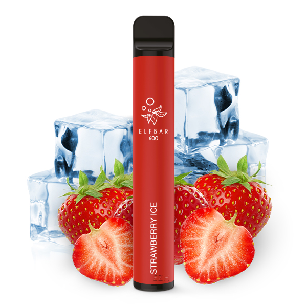 ELF BAR 600 Strawberry ICE Einweg E Zigarette 20mg/ml