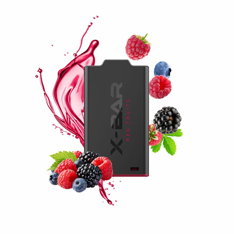 X-Bar X-Shisha Pod Rote Früchte