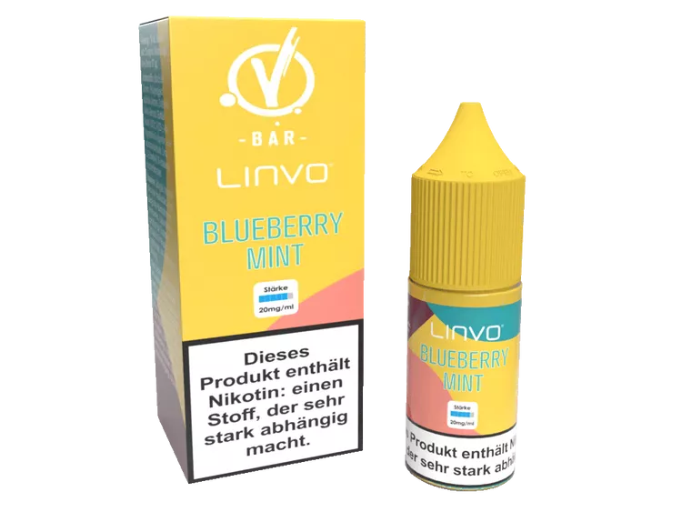 LINVO Blueberry Mint Liquid mit Nikotinsalz 20mg/ml