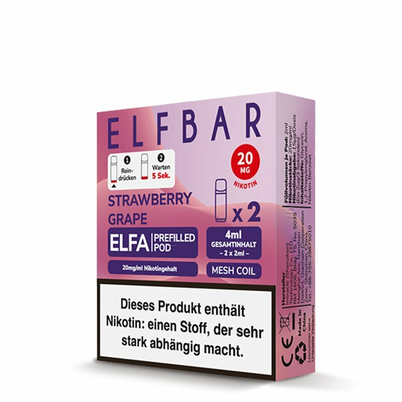 Elfbar Elfa Pods Strawberry Grape