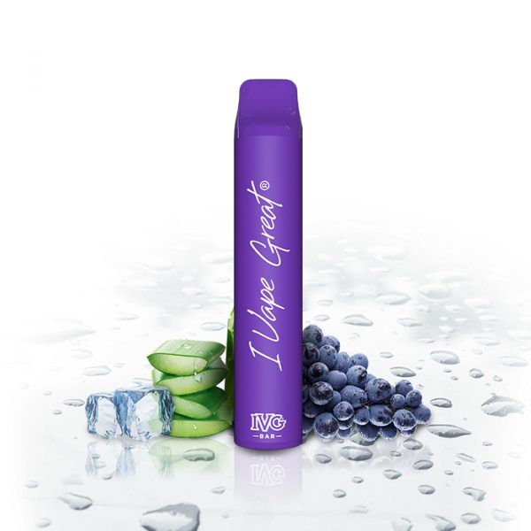IVG BAR Aloe Grape Ice Einweg E-Zigarette 20mg/ml *Abverkauf*