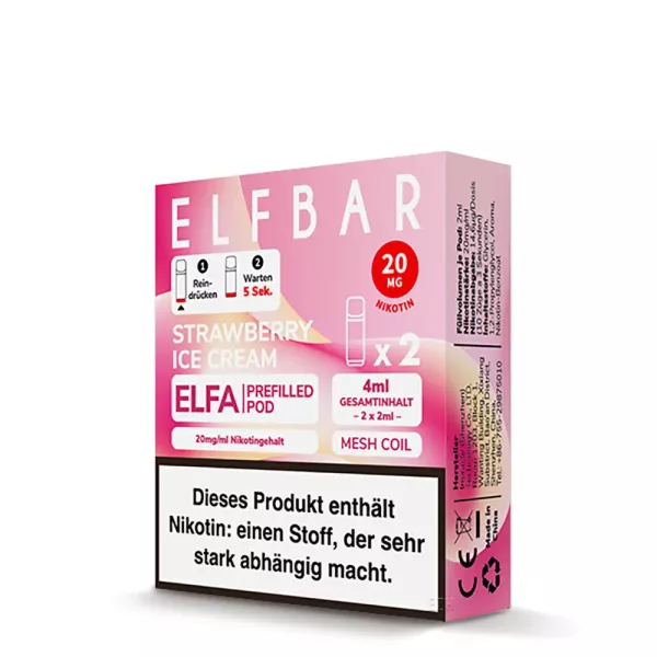 Elfbar Elfa Pods Strawberry Ice Cream