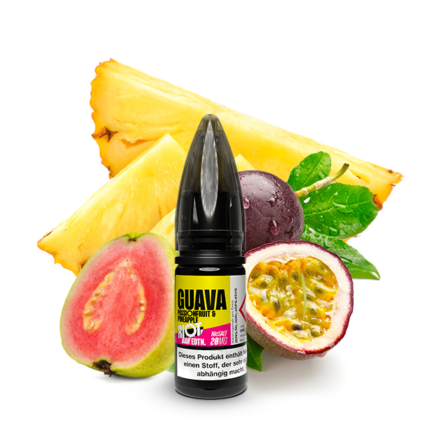 RIOT SQUAD Bar Edition Guava Passion Fruit Pineapple 10mg/ml Liquid 10ml