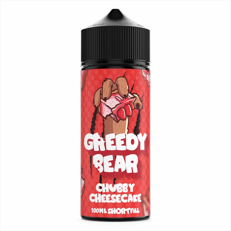 Vape Distillery Greedy Bear Chubby Cheesecake Shortfill Liquid 100ml 0mg