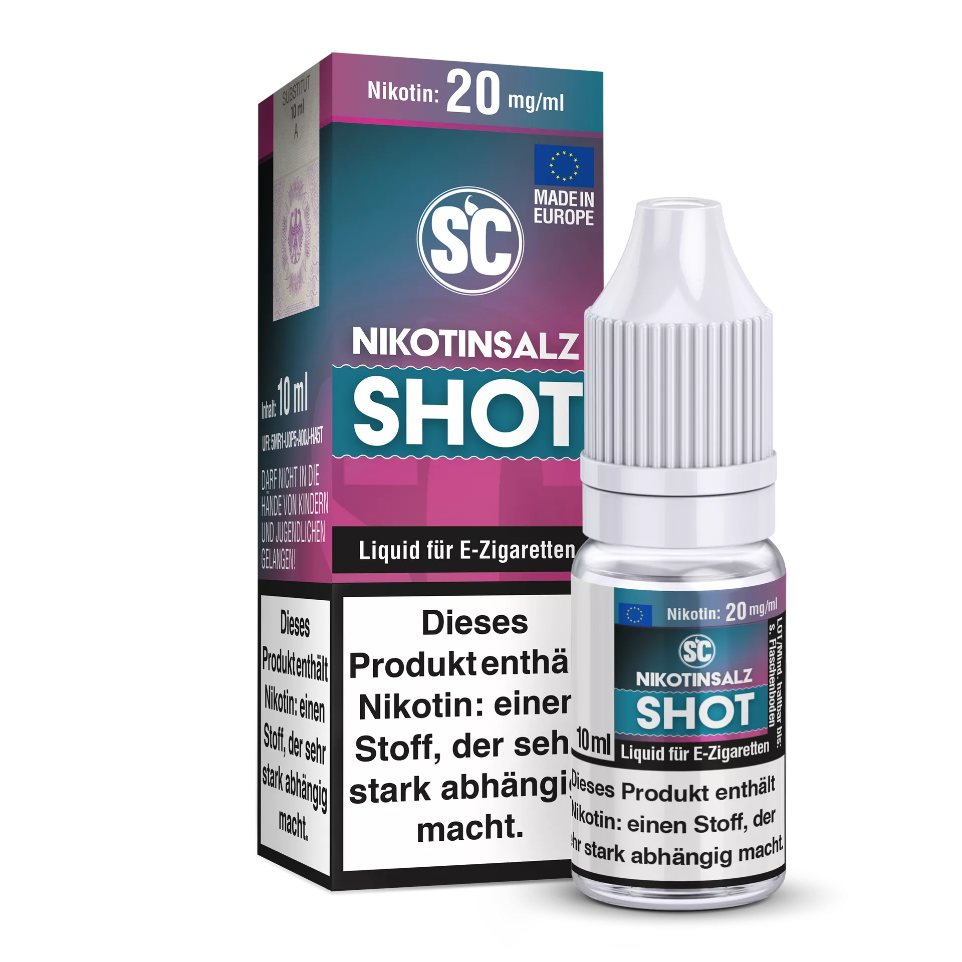 SC Nikotinsalz Shot 50/50 - 20mg/ml - 10ml