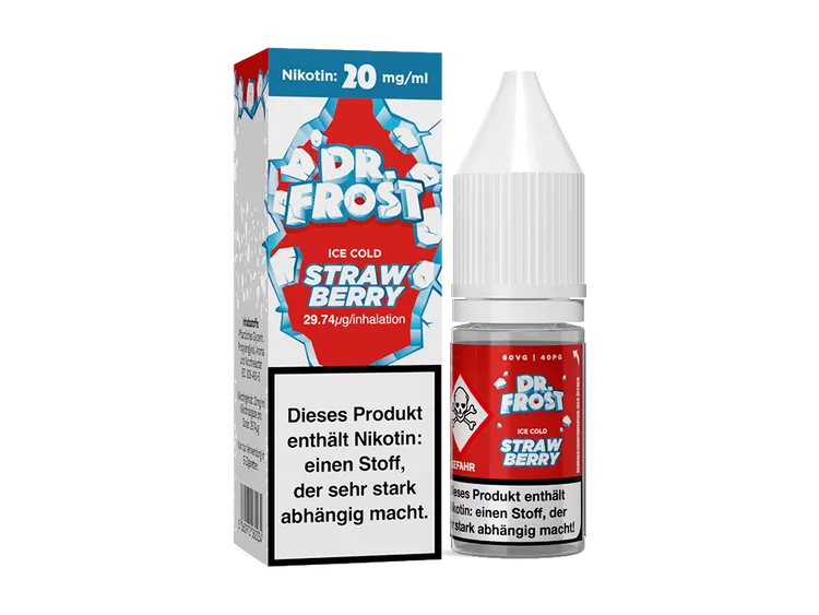 DR. FROST Strawberry ICE Nikotinsalz Liquid 20mg/ml - 10ml
