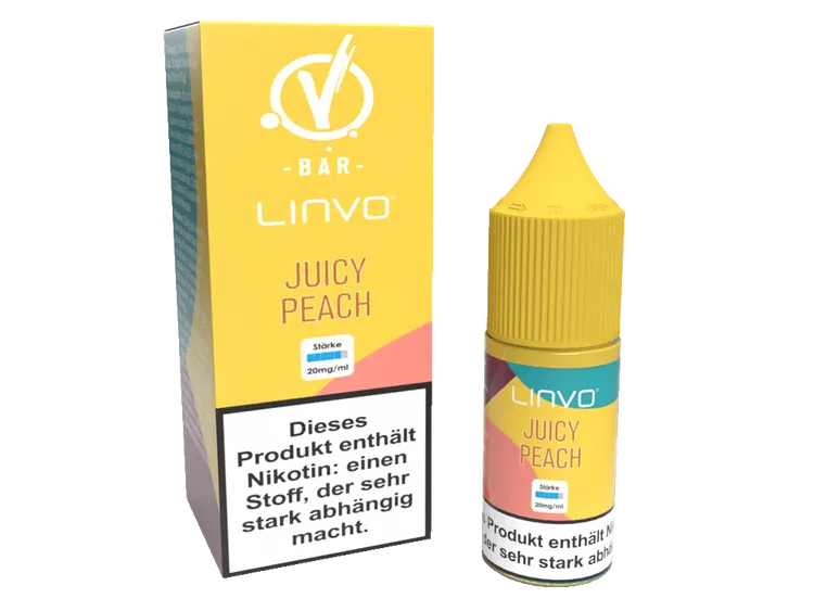 LINVO Juicy Peach Liquid mit Nikotin 20mg/ml