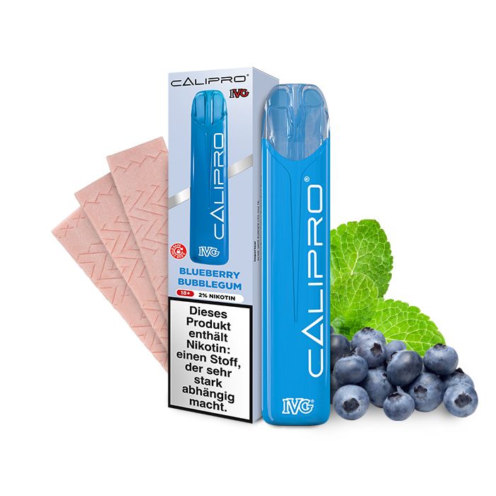 IVG Calipro Blueberry Bubblegum Einweg E-Zigarette