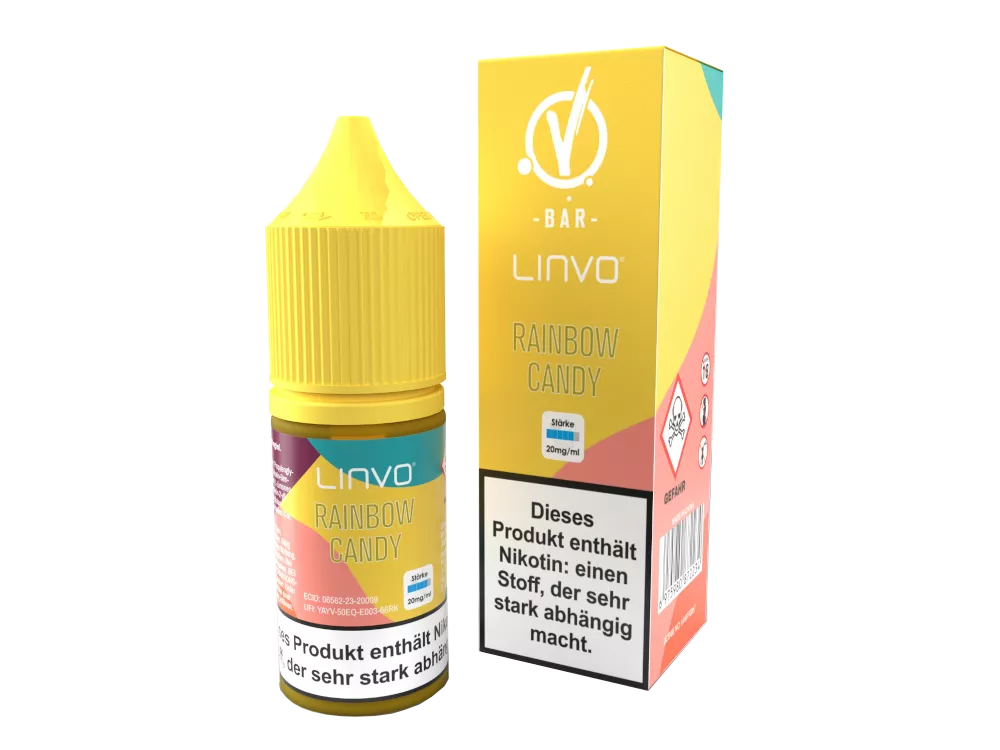 LINVO Rainbow Candy Liquid mit Nikotinsalz 20mg/ml 