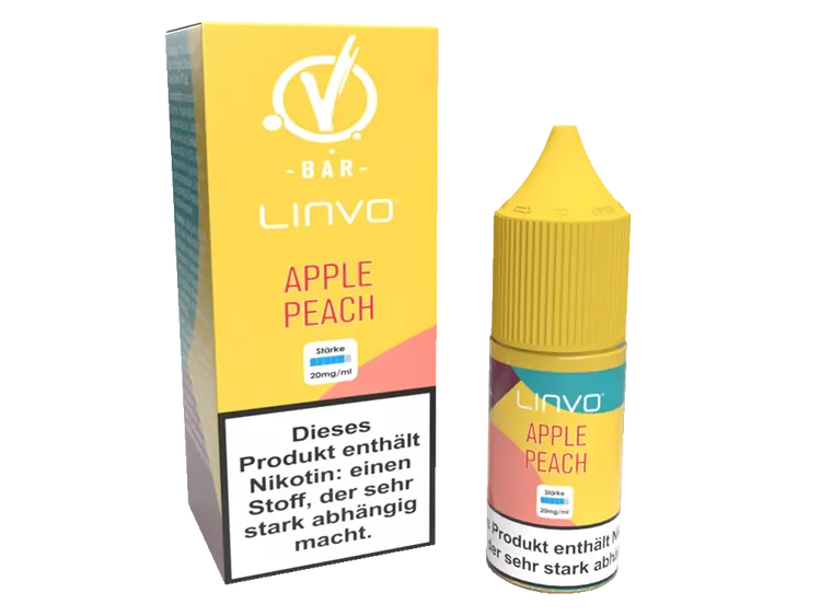 LINVO Apple Peach Liquid mit Nikotinsalz 20mg/ml