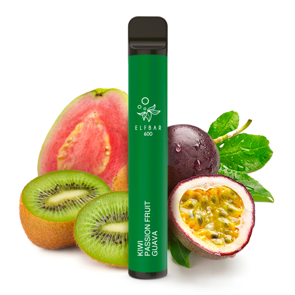 ELF BAR 600 Einweg E-Zigarette 20mg/ml Kiwi Passion Fruit Guava